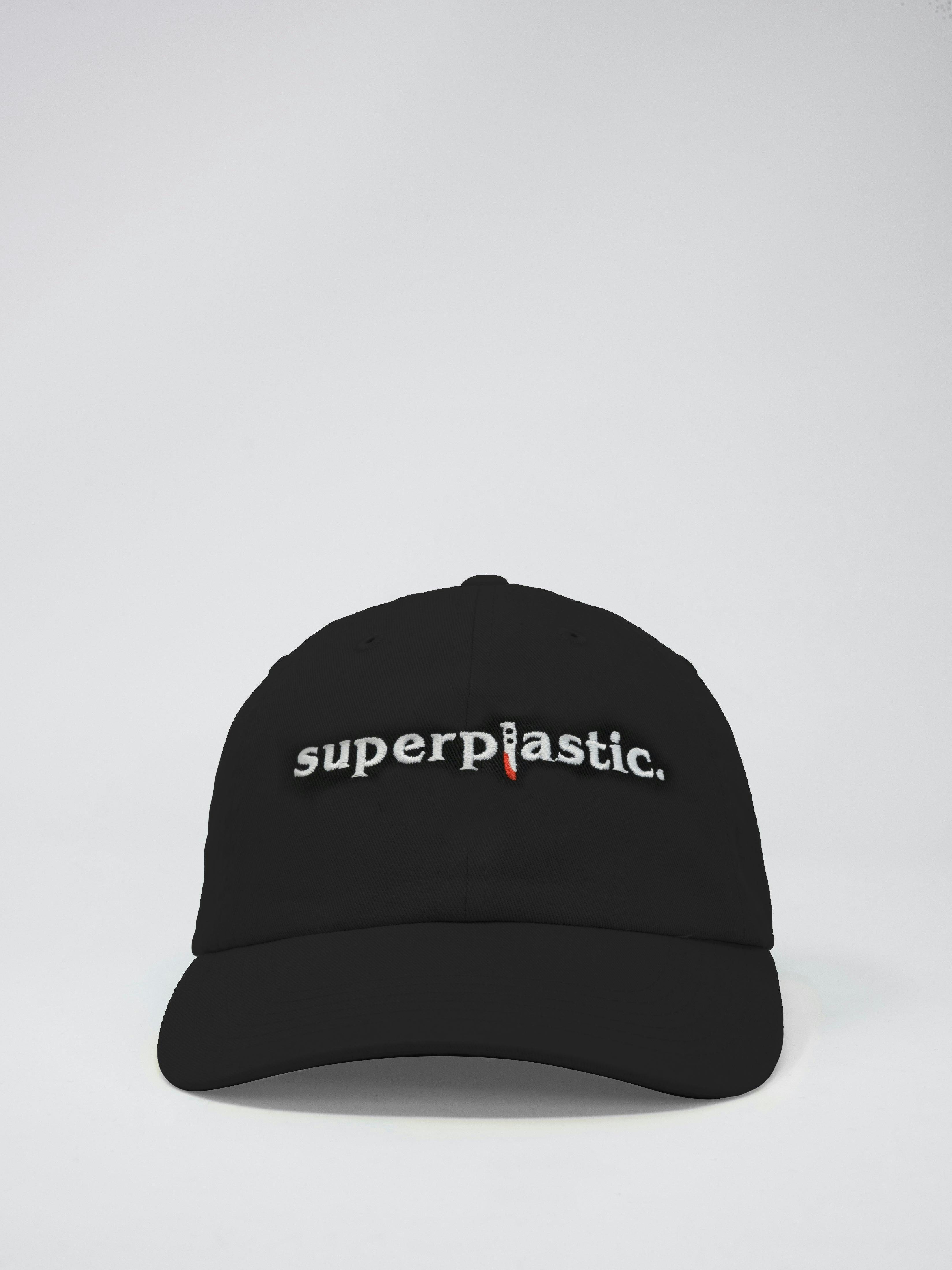 Superplastic Black Cap - Unisex
