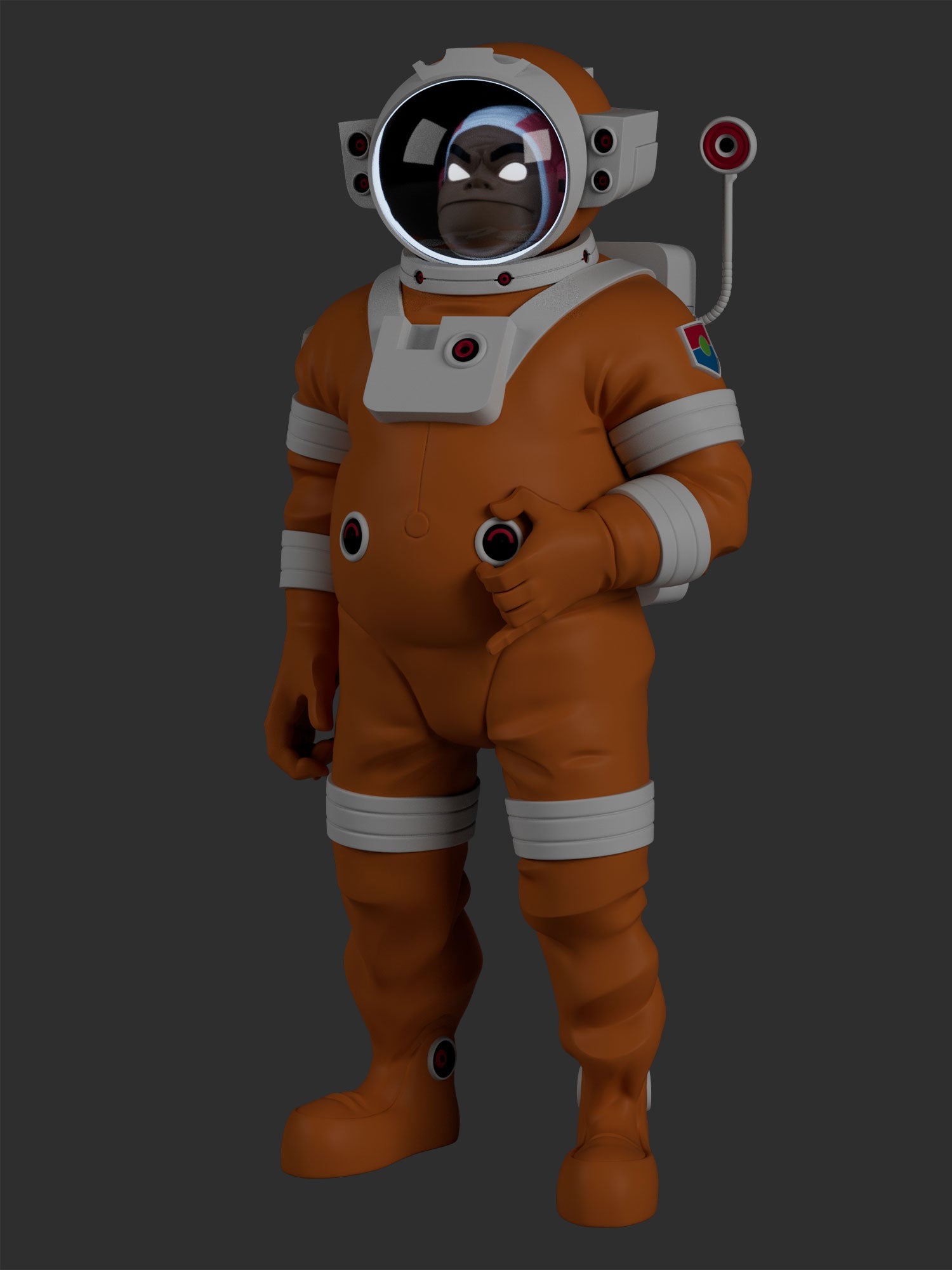 Superplastic x Gorillaz: Astronaut Russel 12” - Art Toy - Superplastic