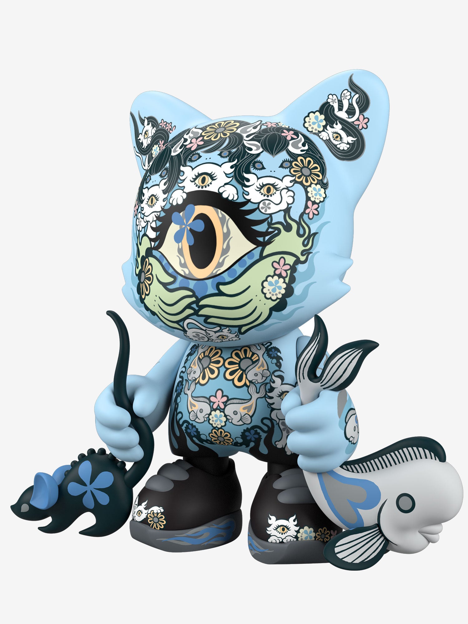 Azure Ailurophile SuperJanky 8" by Junko Mizuno - Janky - Superplastic