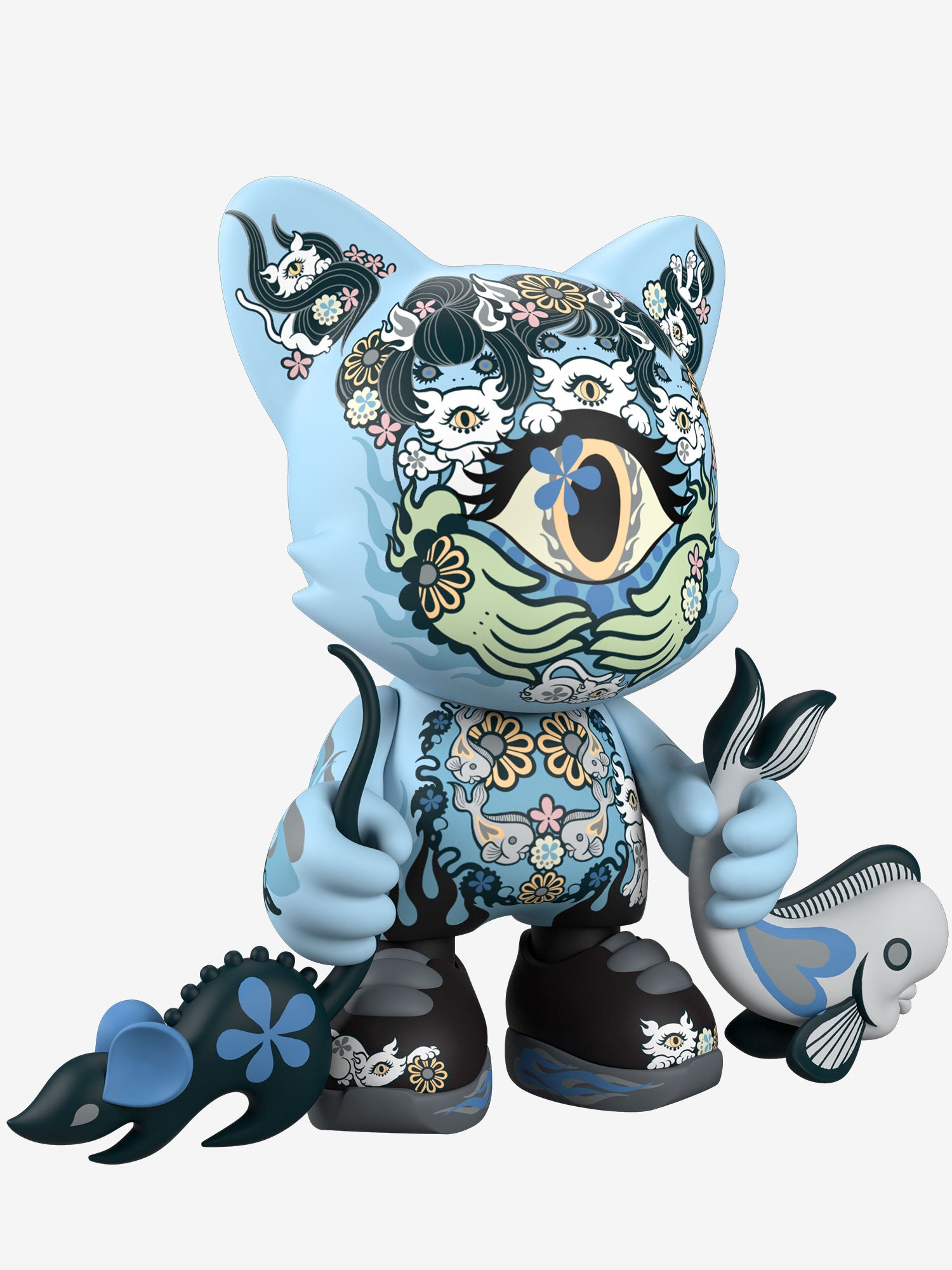 Azure Ailurophile SuperJanky 8" by Junko Mizuno - Janky - Superplastic