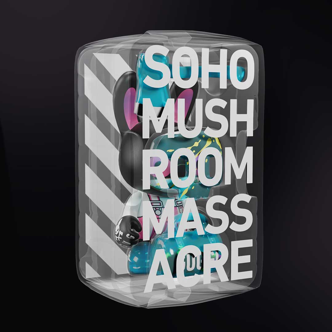 FASHION SOHO MUSHROOM MASSACRE QUARTER OUNCE BY GUGGIMON